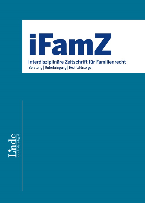 iFamZ - Interdisziplinäre Zeitschrift für Familienrecht