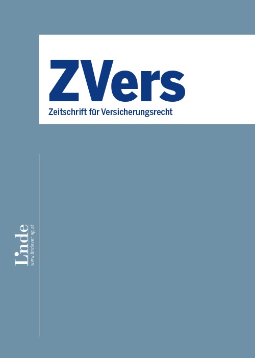 ZVers - Zeitschrift für Versicherungsrecht