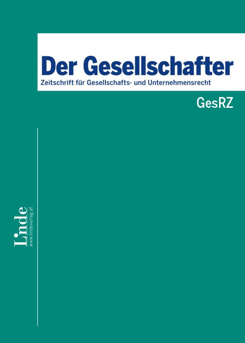GesRZ - Zeitschrift für Gesellschafts- und Unternehmensrecht