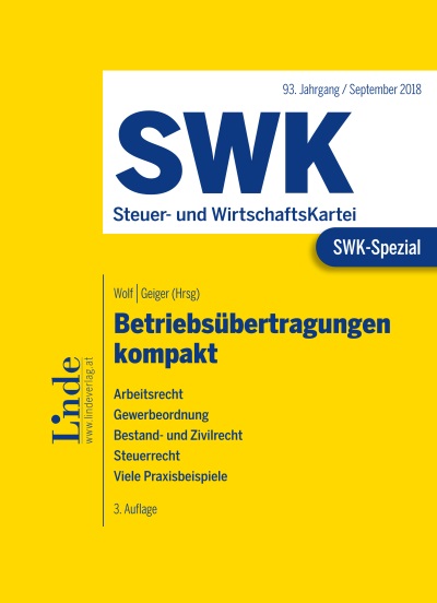 SWK-Spezial Betriebsübertragungen kompakt