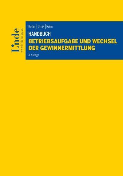 Handbuch Betriebsaufgabe und Wechsel der Gewinnermittlung