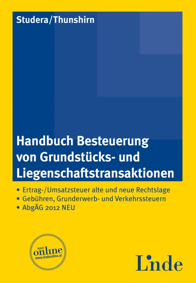 Handbuch Besteuerung von Grundstücks-/Liegenschaftstransaktionen