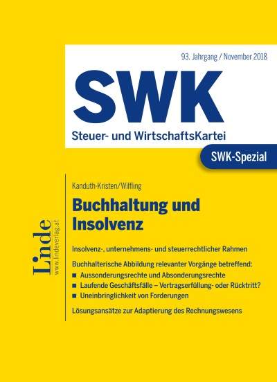 SWK-Spezial Buchhaltung und Insolvenz