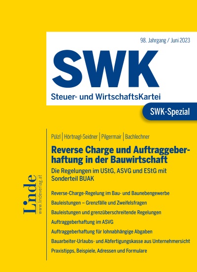 SWK-Spezial: Reverse Charge und Auftraggeberhaftung in der Bauwirtschaft