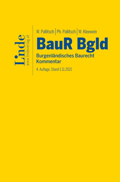 BauR Bgld | Burgenländisches Baurecht