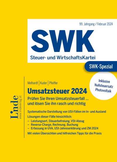 SWK-Spezial: Umsatzsteuer 2024