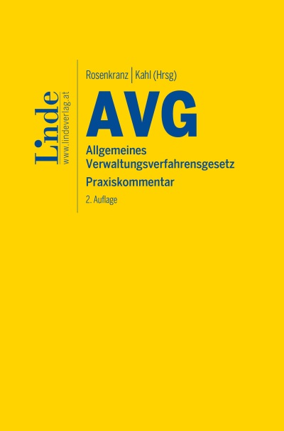 AVG I Allgemeines Verwaltungsverfahrensgesetz
