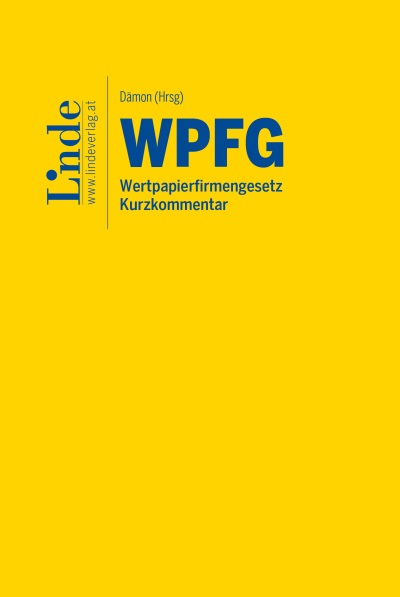 WPFG | Wertpapierfirmengesetz