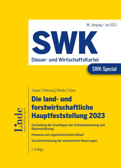 SWK-Spezial: Die land- und forstwirtschaftliche Hauptfeststellung