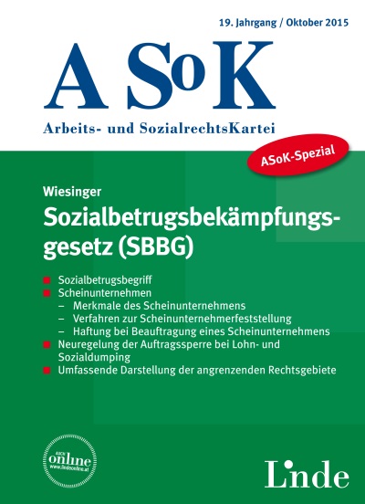 ASoK-Spezial Sozialbetrugsbekämpfungsgesetz (SBBG)