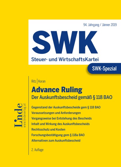 SWK-Spezial Advance Ruling