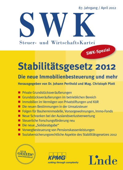 Stabilitätsgesetz 2012