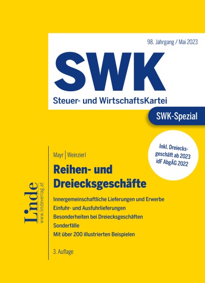 SWK-Spezial: Reihen- und Dreiecksgeschäfte